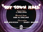 Toy Town Hall (1936) - Merrie Melodies Theatrical Cartoon Series