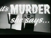 It's Murder She Says... Picture Of Cartoon