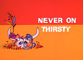 Never On Thirsty Cartoon Pictures